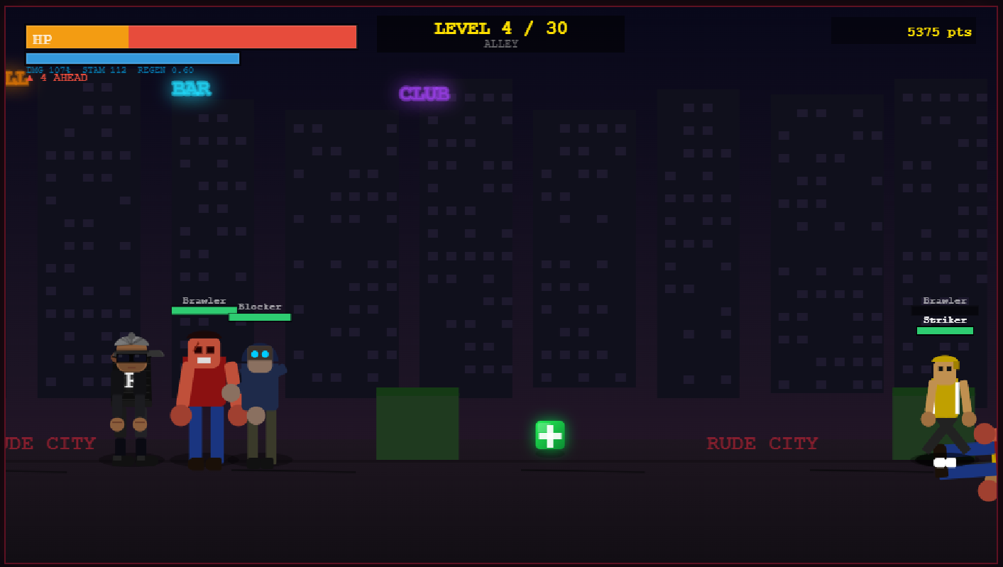 RudeMan — street fighting game